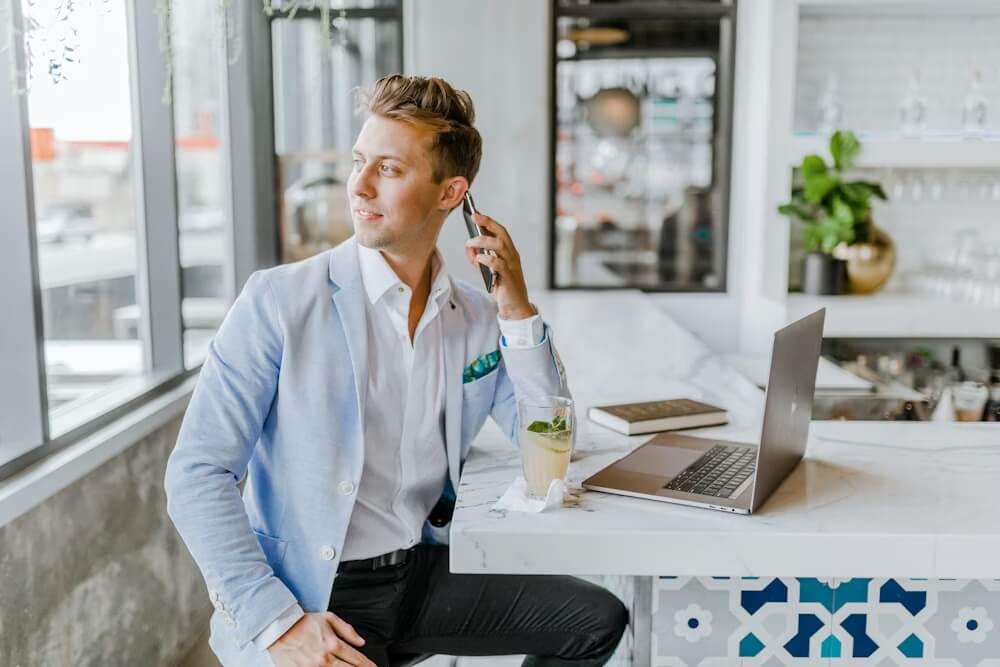 Modern business architecture representing Estonia's digital society