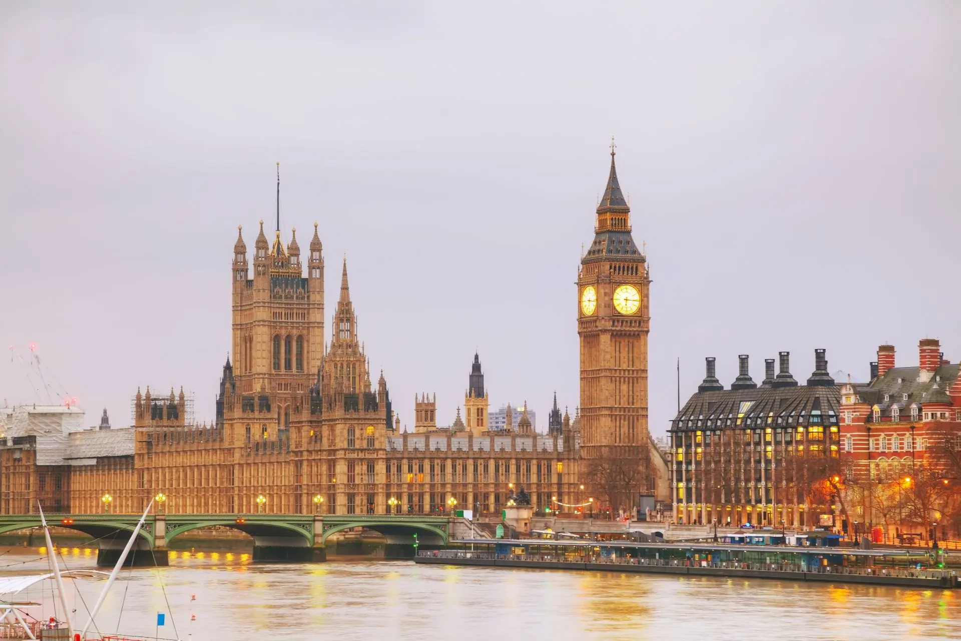 London skyline for UK company registration and business setup